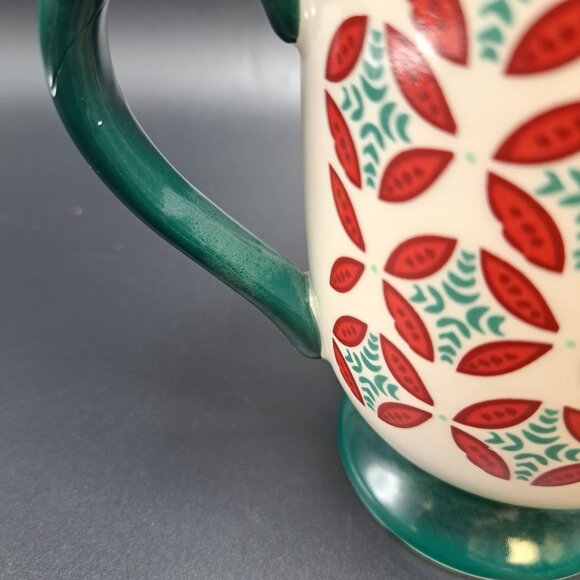 Pioneer Woman Christmas Footed Mug Red Green Multicolored 15.5 Oz Holiday - Picture 2 of 16
